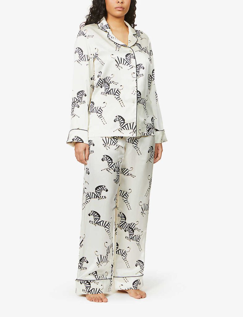 Olivia Von Halle Zebedee Silk Pyjama Set