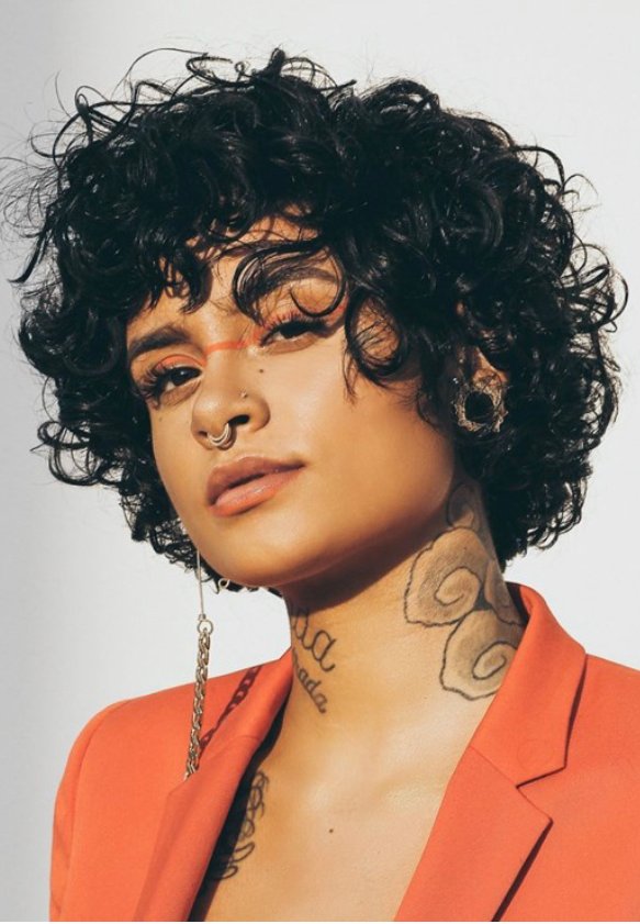 best-short-haircuts-curly-hair-kehlani