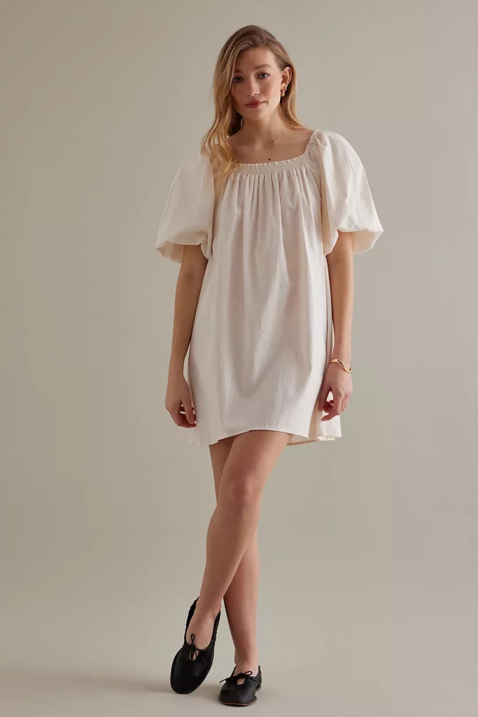 Anthropologie Goldie White Puff Sleeve Dress Our Favourite Summer Dresses for 2023 
