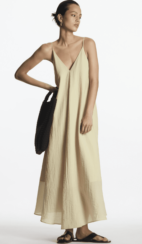 Cos Voluminous Maxi Dress Beige Our Favourite Summer Dresses for 2023 
