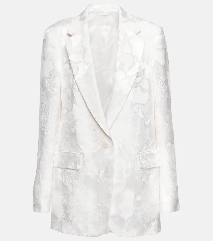 Dries Van Noten Floral Jacquard Blazer