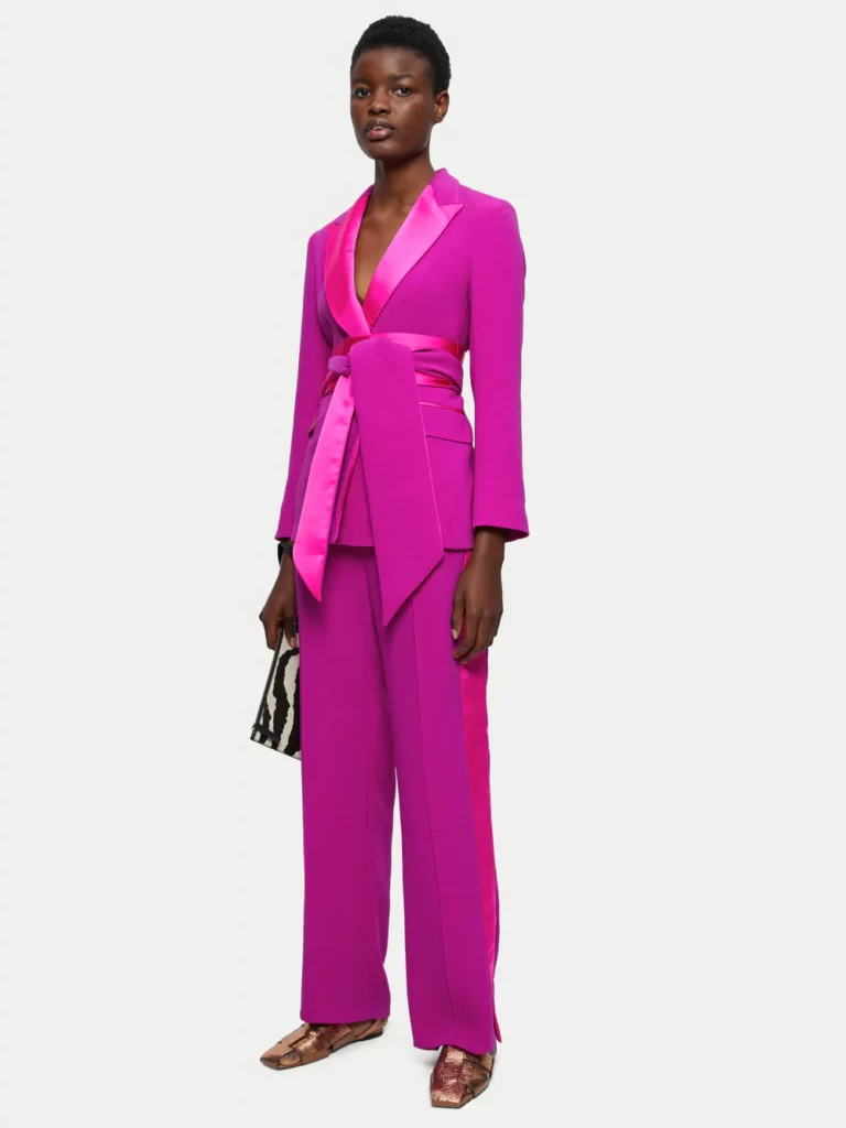 Jigsaw Pink Tuxedo Suit