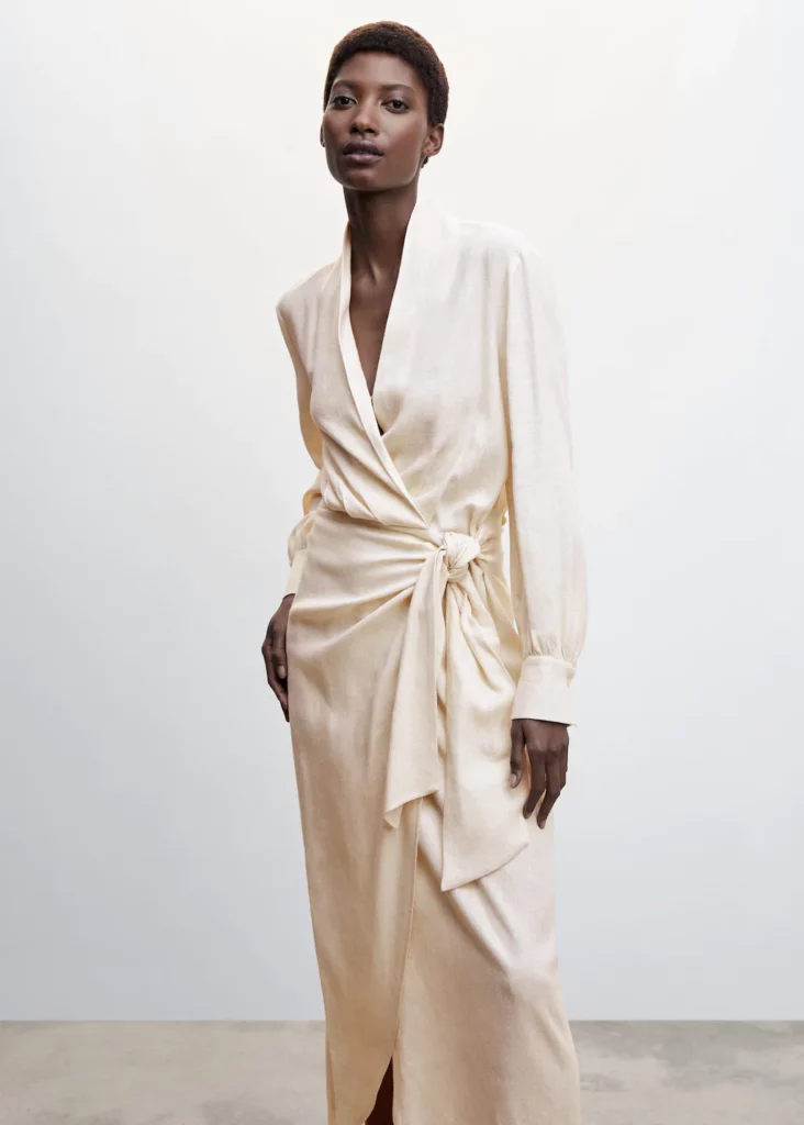 Mango Ivory Draped Wrap Dress Our Favourite Summer Dresses for 2023 