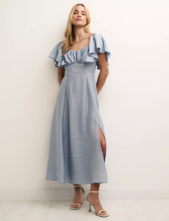 M&S Ruffle Swing Dress Blue Our Favourite Summer Dresses for 2023 