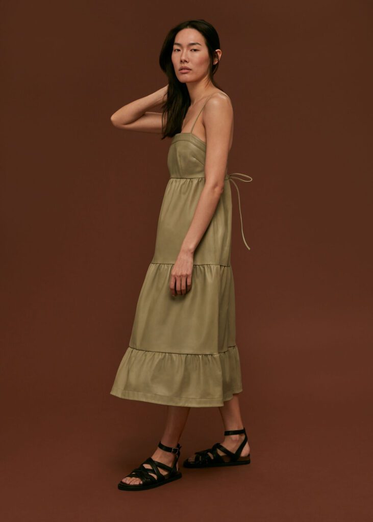 Whistles Leather Dress Pale Green Limited Edition  Our Favourite Summer Dresses for 2023 