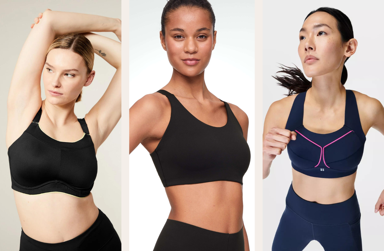 Sweaty Betty Zero Gravity High-impact Stretch-woven Sports Bra In Black