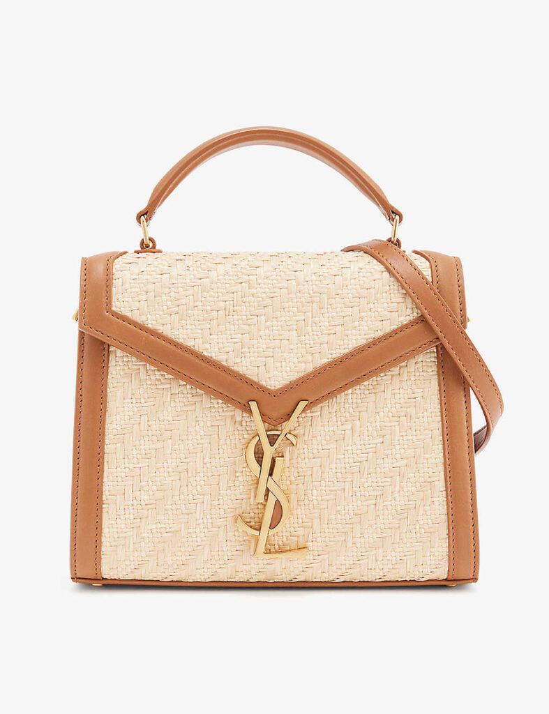 cassandra-ysl-raffia-top-handle-bag