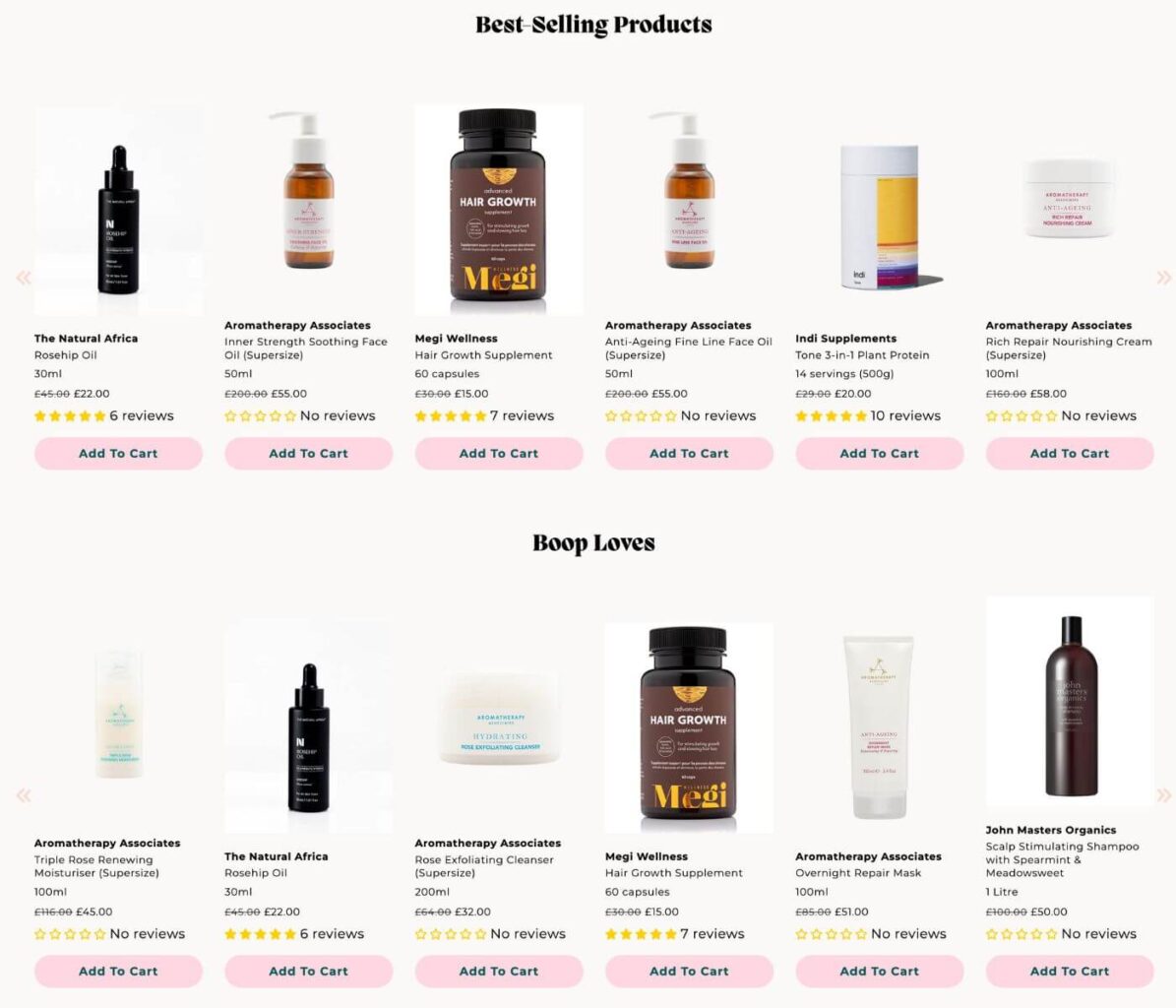Boop Best-Selling Beauty Products - Sustainable Beauty Brands 