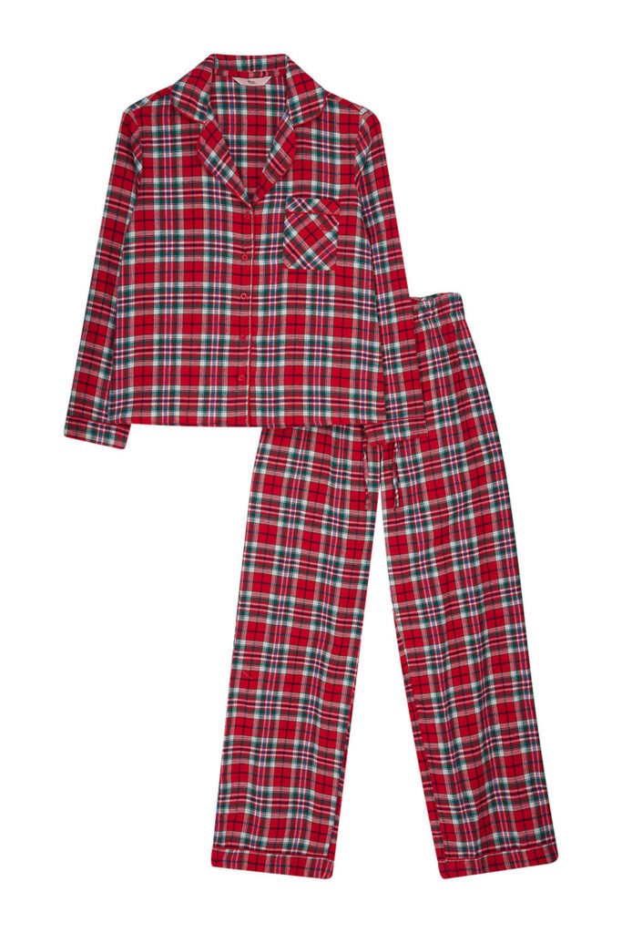 Boux Avenue Check Cotton Pyjamas In A Bag 