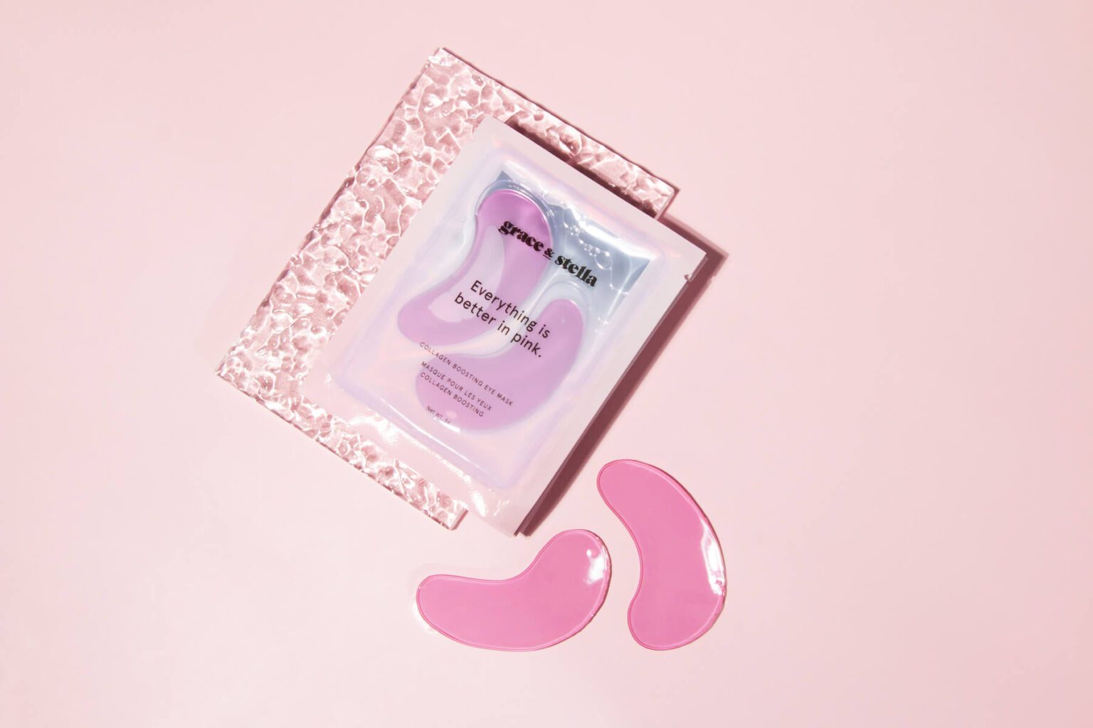 Grace & Stella 'Everything Is Better In Pink' Eye Masks - Galentine's Day