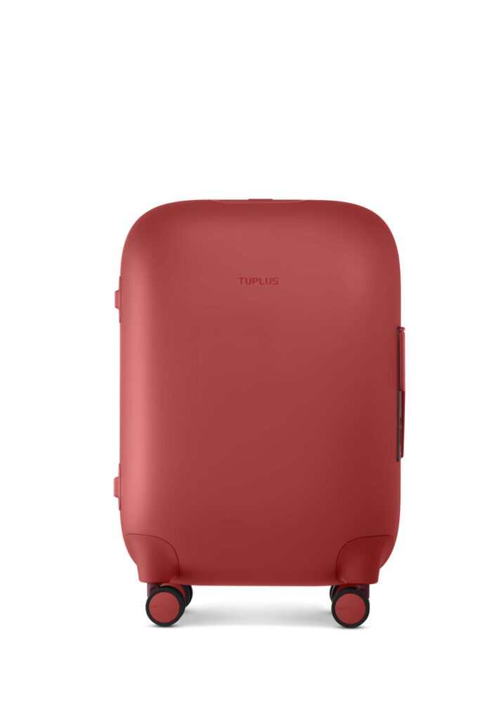 TUPLUS Time-Capsule Living Coral Suitcase Closed