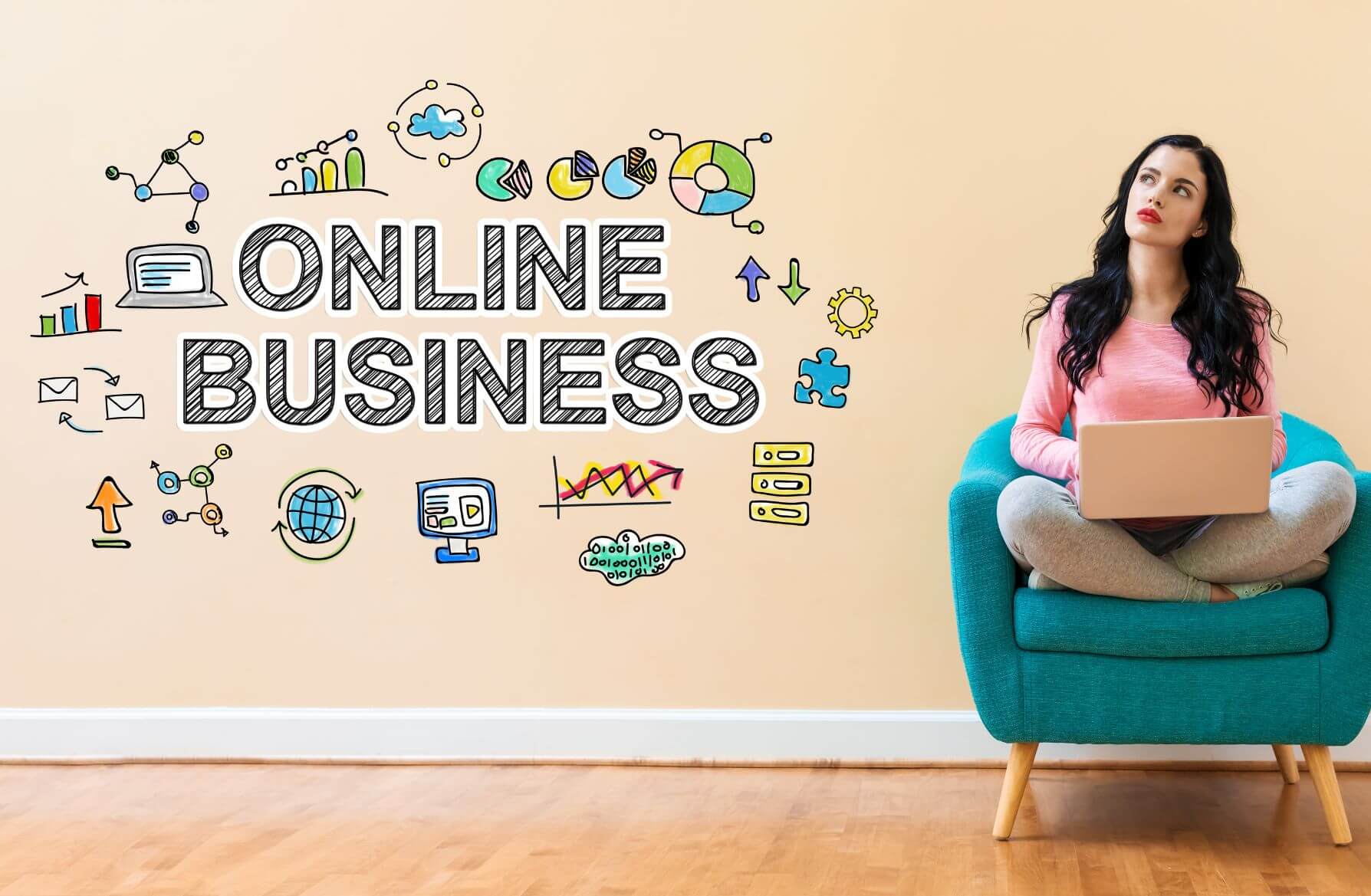 Best Online Business Tools for Women - Female Entrepreneur on Laptop