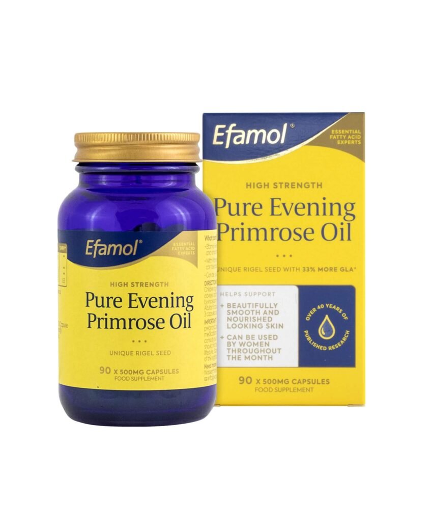 Efamol Pure Evening Primrose Oil Capsules - high-strength supplement for women