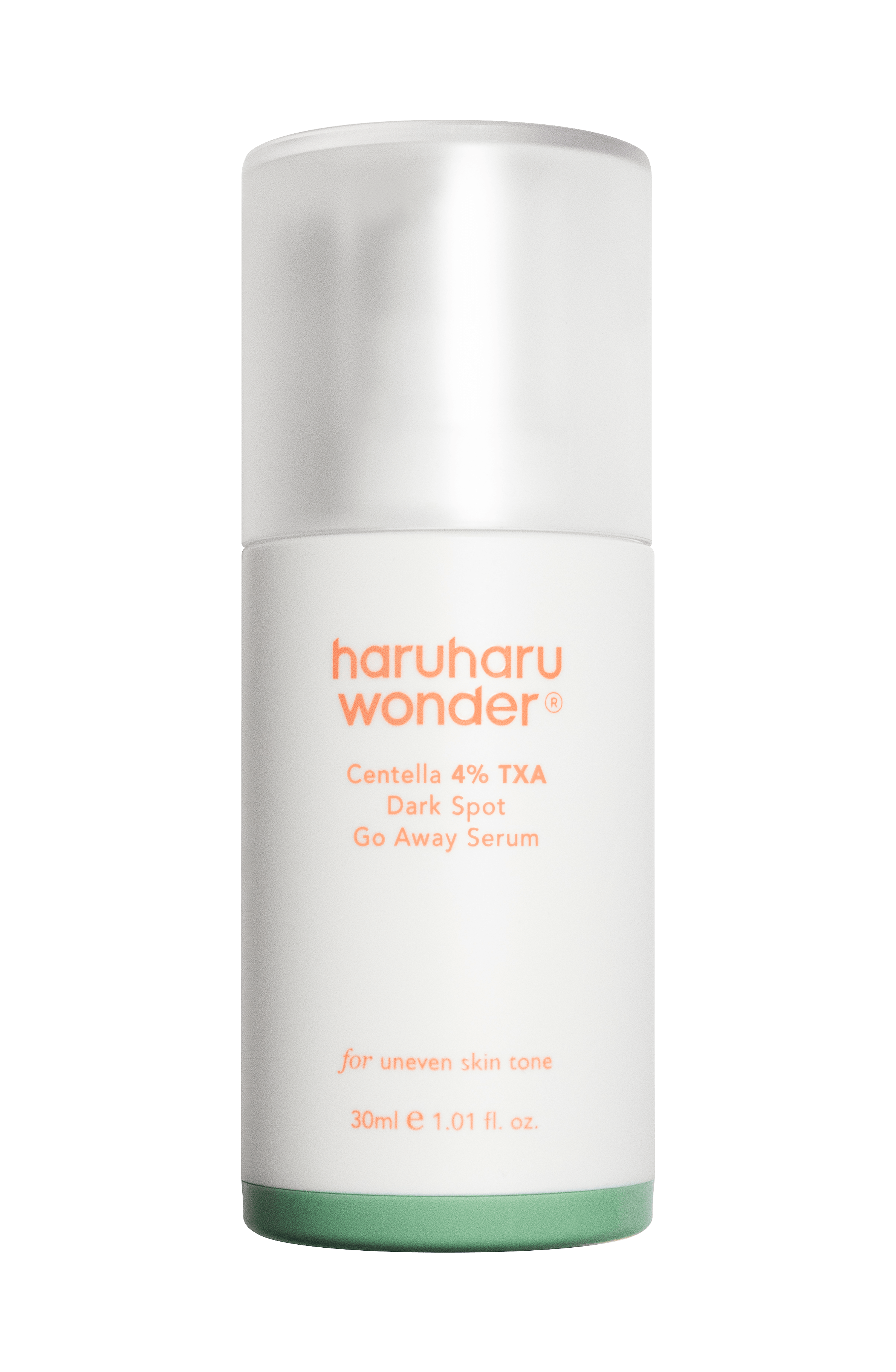 Haruharu Wonder Centella 4% TXA vitamin C serum on a white background.
