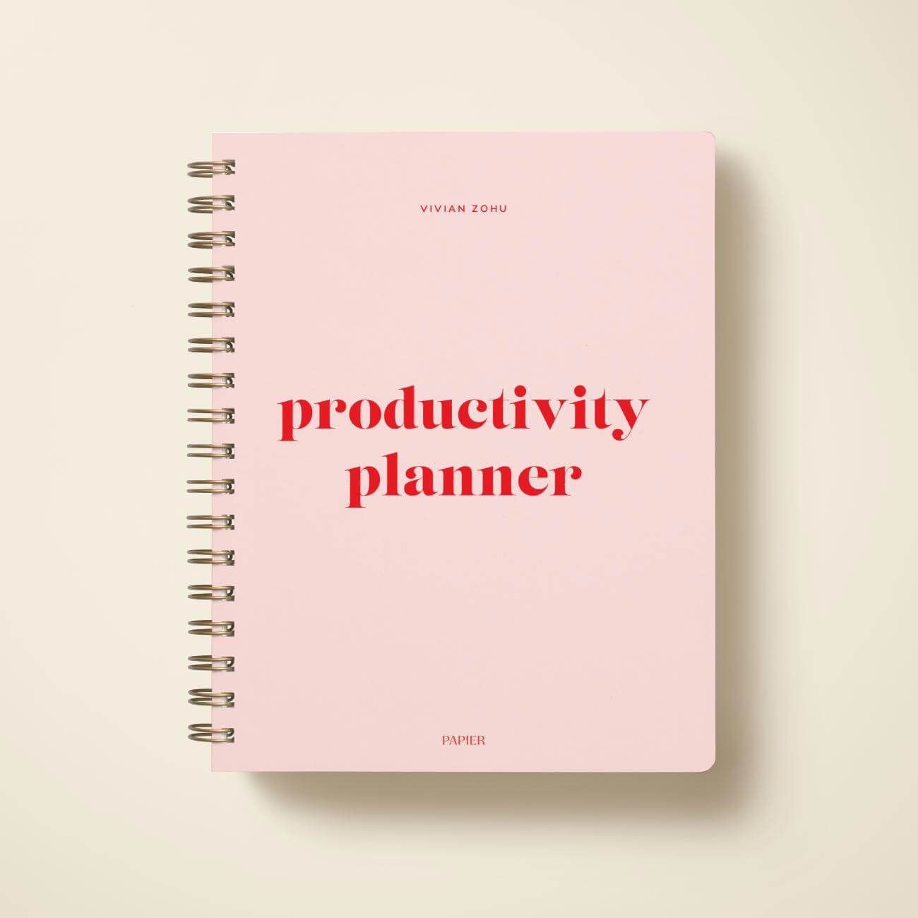 Papier Joy Softback Spiral Productivity Planner