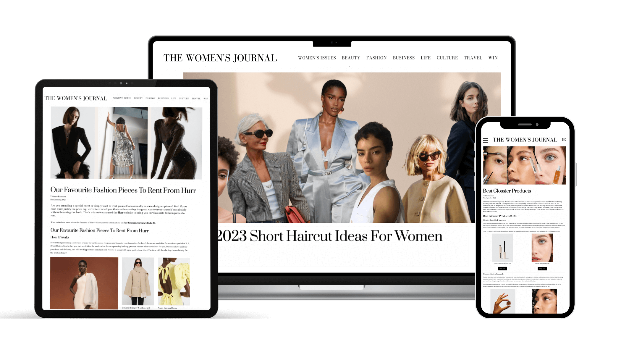 The Women's Journal advertisement deck